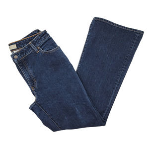 GAP High Rise Dark Rinse Stretch Flare Jeans - Size 10 Ankle